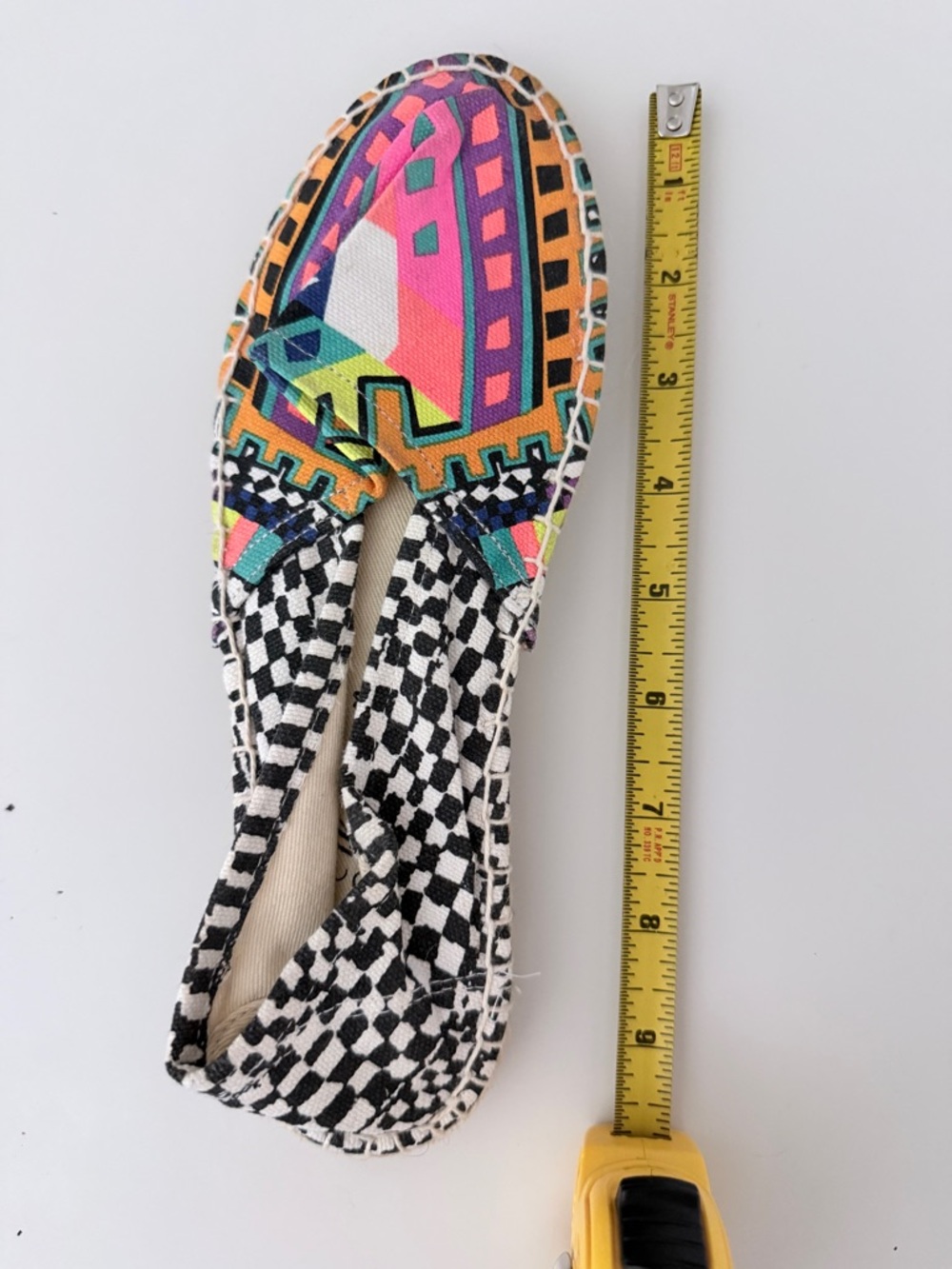 BNWOT Mara Hoffman Pink Multicolor Geometric Espadrilles - Picture 8 of 8